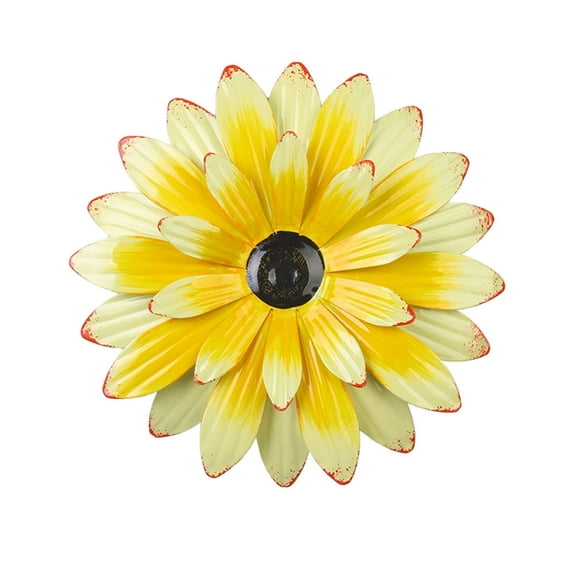 MOUDUO Clearacne! Flowers Hanging On The Wall Metal Flower Wall Art Decor Sunflower Wall Decorations Rustic Farmhouse Boho Style Decorations Outdoor Decor Hangs