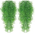 thumbnail image 1 of MOUDUO Clearance! Artificial Hanging Plant Faux Ferns Wall Plants Greenery Garland Room Decor Home Garden Wedding Party Indoor Outdoor Decorations, Green, 1 of 9