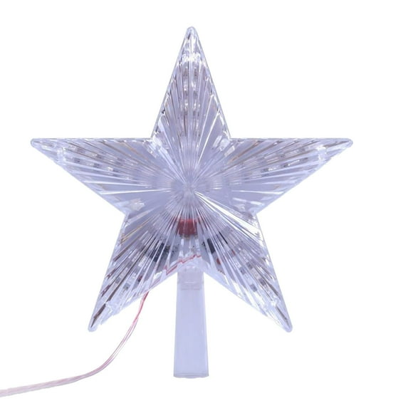 MOUDUO Home Ornament Christmas Tree Topper Star Light LED Light Up Christmas Tree Topper Star Light for Christmas Tree Ornaments Party Home Decor Home Decor