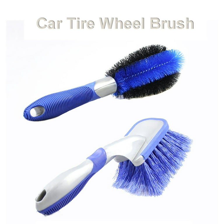 Stiff Bristle Crevice Cleaning Brush With Non Slip Handles