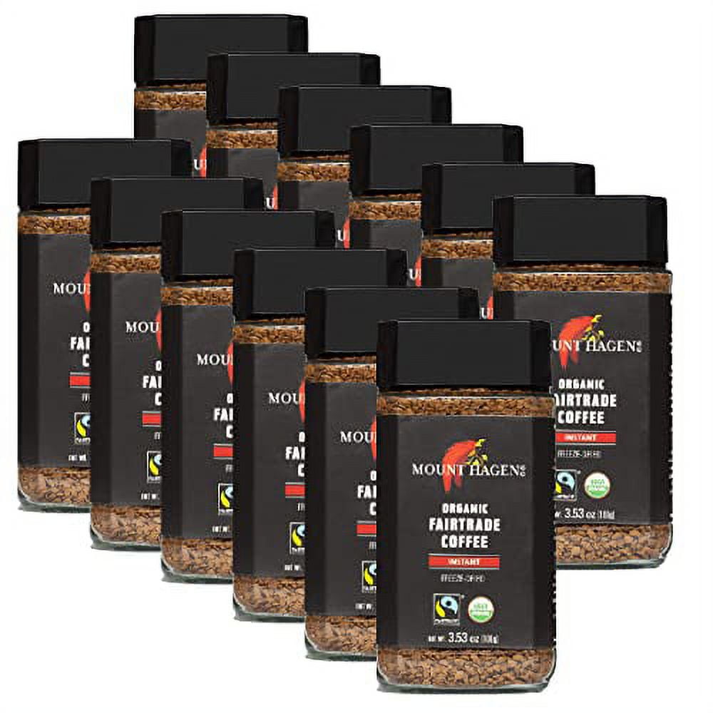Mount Hagen, Organic Fairtrade Instant Coffee, 3.53 Oz (100 G