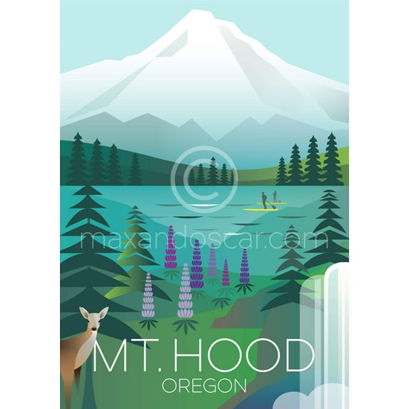 MOUNT HOOD PRINT