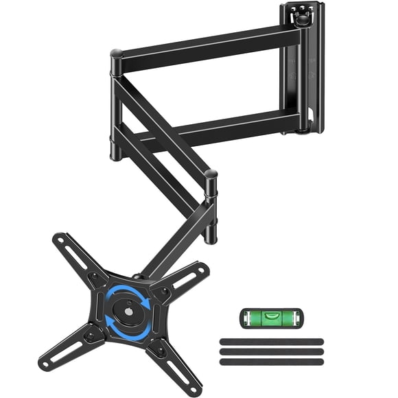 MOUNT PRO  Full Motion Long Five-Arm TV Wall Mount for Most 13-42 inch Flat Curved TVs,Tilting TV Mount with Swivels Articulating Arms Max VESA 200X200mm, 44lbs