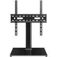 thumbnail image 1 of MOUNT PRO Universal Tabletop TV Stand for 24-60 inch TVs Flat Screens, Desktop TV Base with 5 Level Height Adjustable Tempered Glass Base Holds up to 88 lbs, 1 of 9