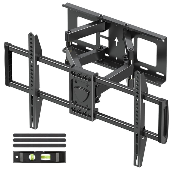 MOUNT PRO Full Motion TV Wall Mount for 42''-75'' TVs up to 16'' Wood Stud