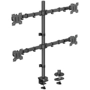 MOUNT PRO Quad Monitor Desk Mount, 4-Arm Monitor Stand for 13 32 Inch Flat, Each Arm Holds Up to 17.6 Lbs