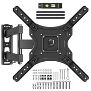 MOUNT PRO Full Motion TV Wall Mount for Most 60 inch Flat Curved TVs,Tilting TV Mount with Swivels Articulating Arms Max VESA 400X400mm, 77lbs