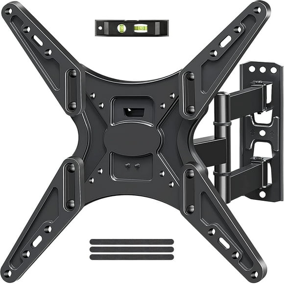 MOUNT PRO Full Motion TV Wall Mount for Most 26-55 inch Flat Curved TVs,Tilting TV Mount with Swivels Articulating Arms Max VESA 400X400mm, 88lbs