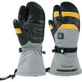 thumbnail image 1 of MOUNT TEC Explorer 5 Skiing & Snow Gloves 3-Finger Waterproof & Windproof Winter Cold Weather Gloves for Men & Women Heated Gloves Heating Mitten (Yellow, XL), 1 of 7