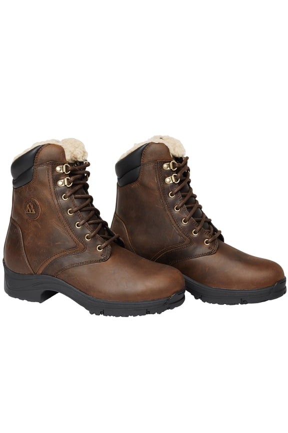 Women's Snowy River Lace Paddock Boots, Color: Brown, Size: 11-R