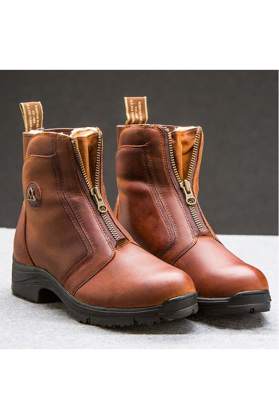 Women's Snowy River ZIP Paddock Boots, Color: Brown, Size: 11-R