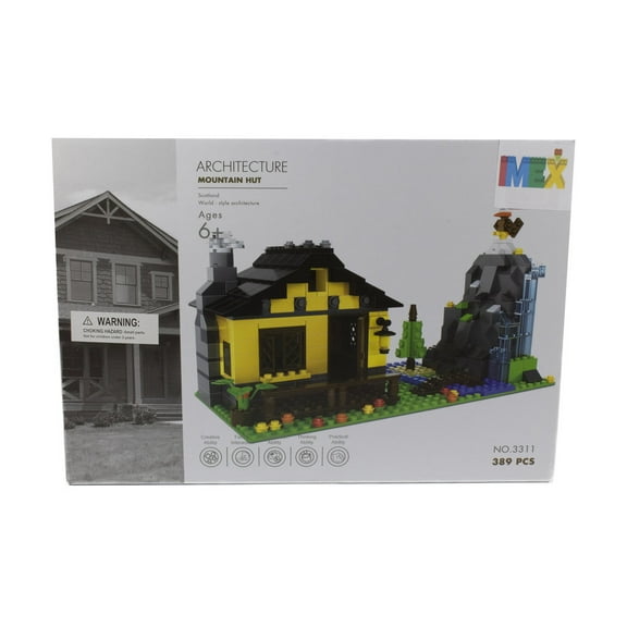 MOUNTAIN HUT BUILDING BLOCK SETS 389 PCS