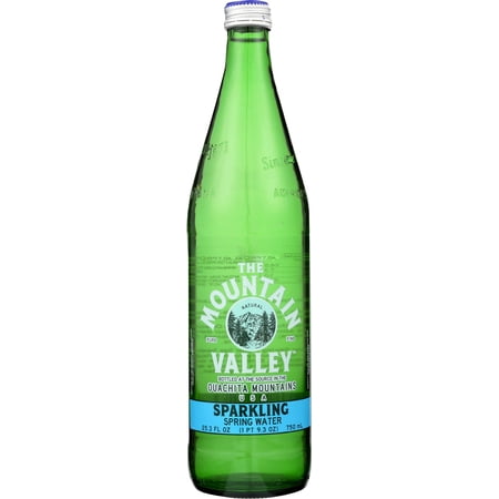 MOUNTAIN VALLEY - Valley Water Spring Glass - 750 ML, Pack of 12
