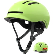 MOUNTALK Bicycle Helmets for Adults Men Women, Youth, Kids Helmets for 6 Years+ with Light(Shiny Lime,M)