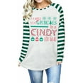 thumbnail image 1 of MOUSYA Be A Cindy Lou Who T-Shirt Tee Christmas Raglan Long Sleeve Tops Splicing Baseball Tees Shirt for Women, 1 of 9