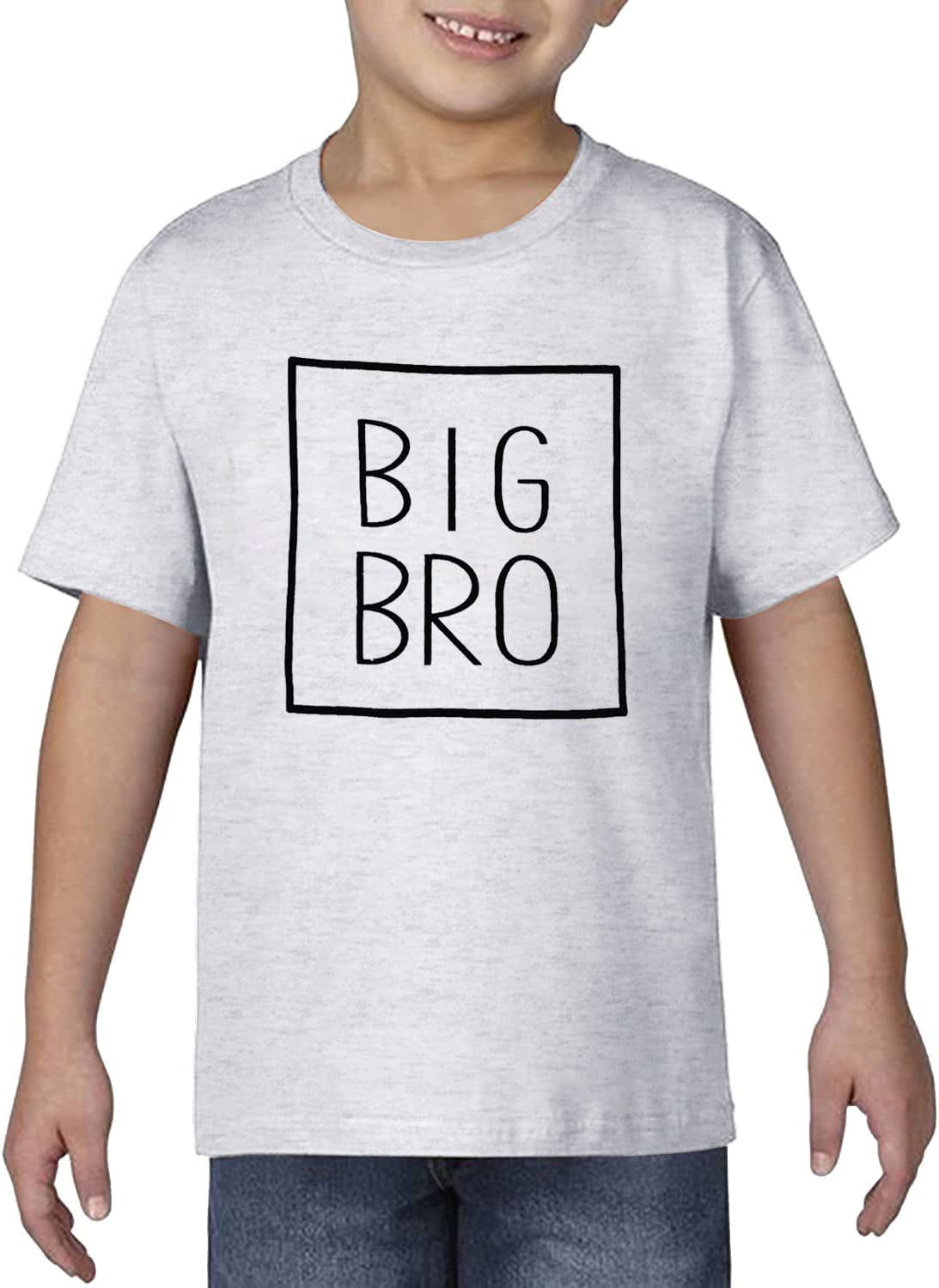 MOUSYA Big Brother Shirt Toddler Baby Boy Tshirt Infant Short Sleeve