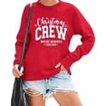 thumbnail image 1 of MOUSYA Christmas Sweatshirts Women Christmas Crew Making Memories Together Sweater Merry Christmas Family Matching Top Red L, 1 of 7