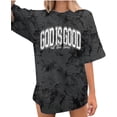 thumbnail image 1 of MOUSYA God Is Good Shirt Christian Shirts for Women Oversized Jesus Religious Gift Tops Bible Verse Inspirational Tee, 1 of 6