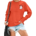 thumbnail image 1 of MOUSYA Halloween Sweatshirt Women Spooky Season Shirt Pumpkin Fall Sweatshirt Ghost Long Sleeve Pullover Tops, 1 of 7
