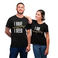 thumbnail image 1 of MOUSYA Couples Matching "I Am Everything" T-Shirts for Women– Funny Cute His & Hers Honeymoon Graphic Tees, 1 of 8