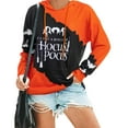 thumbnail image 1 of MOUSYA It's Just a Bunch T-Shirt Women Halloween Sanderson Sisters Long Sleeve Pullover Hoodie, 1 of 11