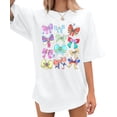 thumbnail image 1 of MOUSYA Magical Shirt Women Magic Kingdom Princess Shirts Oversized Cute Ribbons and Bows Shirt Family Holiday Vacation Tee Tops, 1 of 8