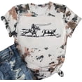 thumbnail image 1 of MOUSYA Retro Rodeo Shirt Women Cowgirl Bleached T Shirt Western Cowboy Rodeo Outfit Country Music Tee Short Sleeve Top, 1 of 11