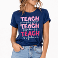 thumbnail image 1 of MOUSYA Teacher Shirt Women: Teach Tshirt Cute Teacher Life Shirts Special Education Back to School Tee Inspirational Graphic Tops, 1 of 15