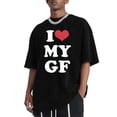 thumbnail image 1 of MOUSYA Valentines Shirt for Men Cute Heart Graphic Tee Birthday Anniversary Present Shirts Couples Matching Tee Tops, 1 of 7