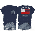 thumbnail image 1 of MOUSYA Women's 250 Anniversary USA Flag T-Shirt 4th of July 2026 Patriotic American Flag Top, 1 of 1