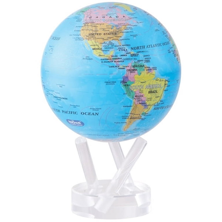 MOVA Blue Ocean Political Revolving Globe 4.5-inch - Walmart.com MOVA Blue Ocean Political Revolving Globe 4.5-inch - Walmart.com