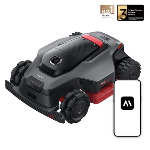 MOVA LiDAX Ultra 3000 AWD Robotic Lawn Mower, 0.75Acre,3D LiDAR, Dual Mapping and Visional Navigation
