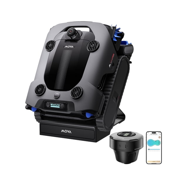 MOVA Rover X10 Robotic Pool Cleaner, 7-in-1 OMNI Clean