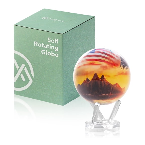 MOVA Self Rotating Globe, 250th Anniversary of United States Commemorative Edition Signature (6")