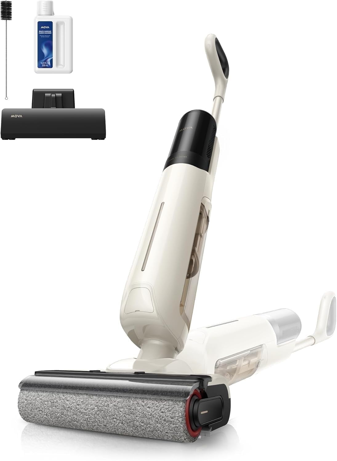 MOVA K30SE Wet Dry Vacuum,180°Flat Reach Floor Mop,Self Dual-Edge Cleaning,18000 Pa Suction