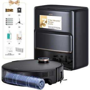 MOVA Z60 Ultra Roller Complete Robot Vacuum and Mop,Pet Hair Friendly,Self Lifting, 28,000 Pa Suction,Hot Water Mop Wash