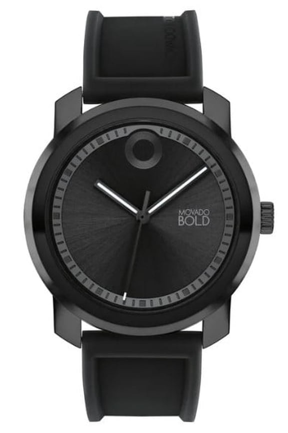 3601039 TREND PROPEL BLACK DIAL BLACK SILICONE BAND MENS WATCH