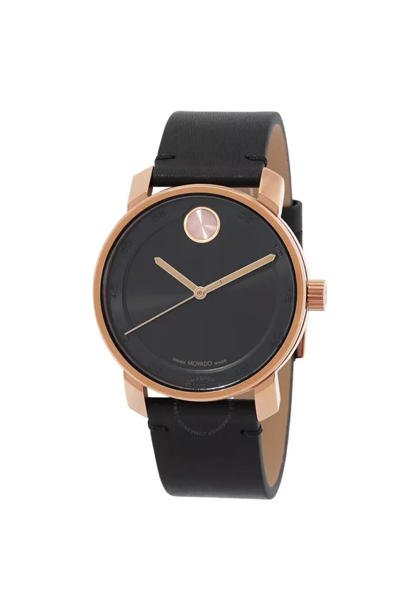 Bold Access 3600945 Black Dial Black Leather Strap Mens Watch