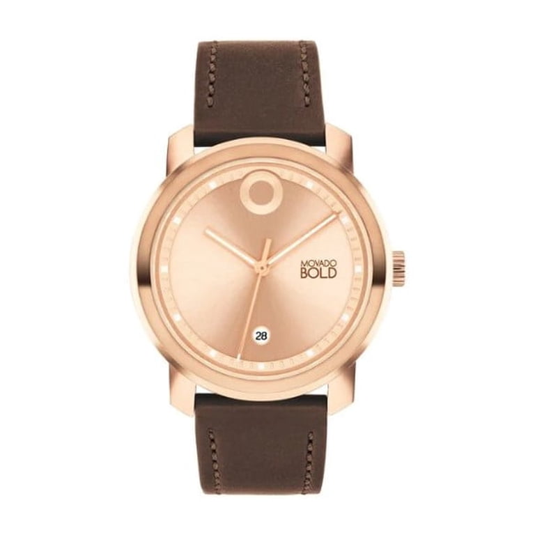 Movado Cognac Leather Ladies 36mm Watch Movado Women main image 2