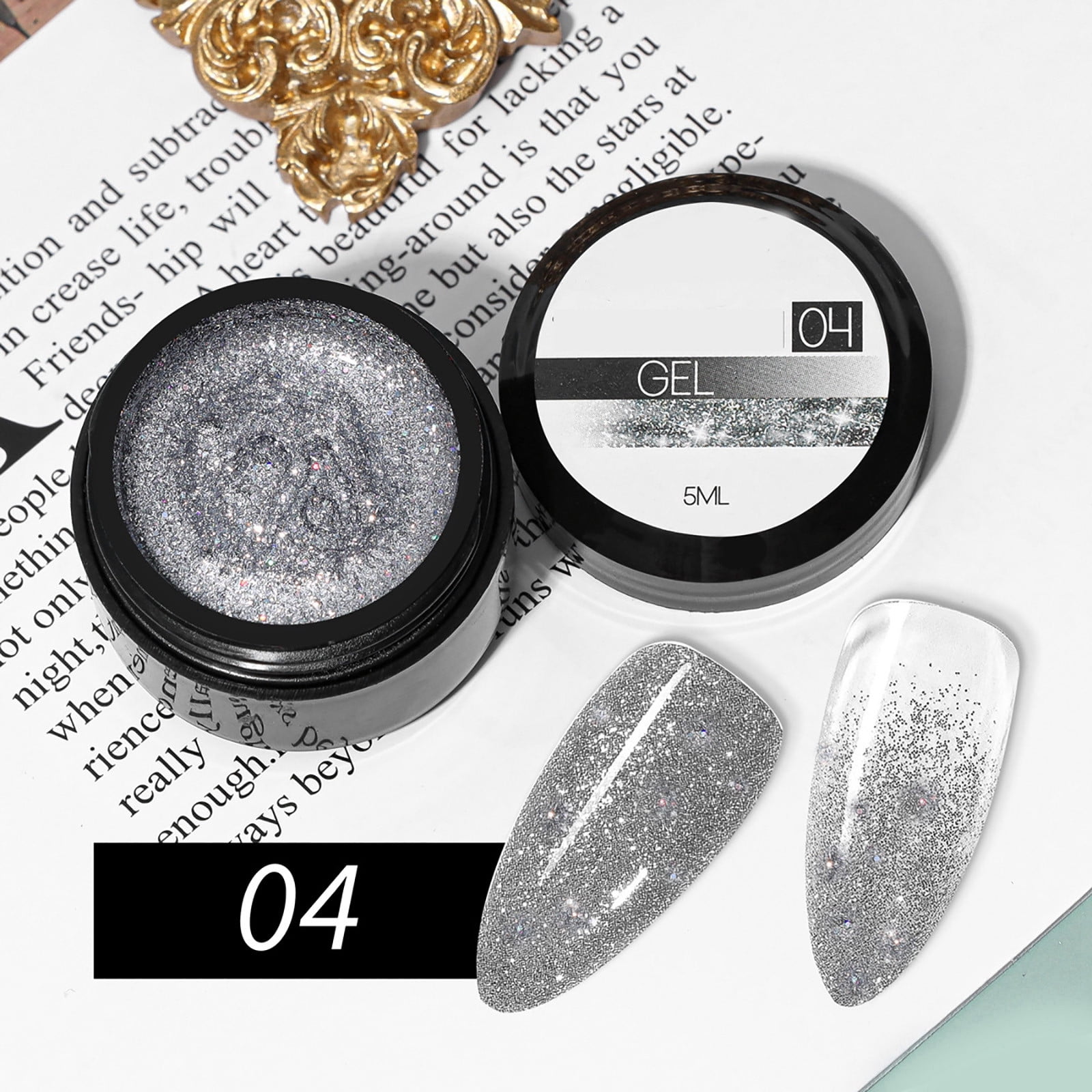 MOVAWAKY 8 Colors Optional Platinum Glue Metal Painted Glue Pull Line