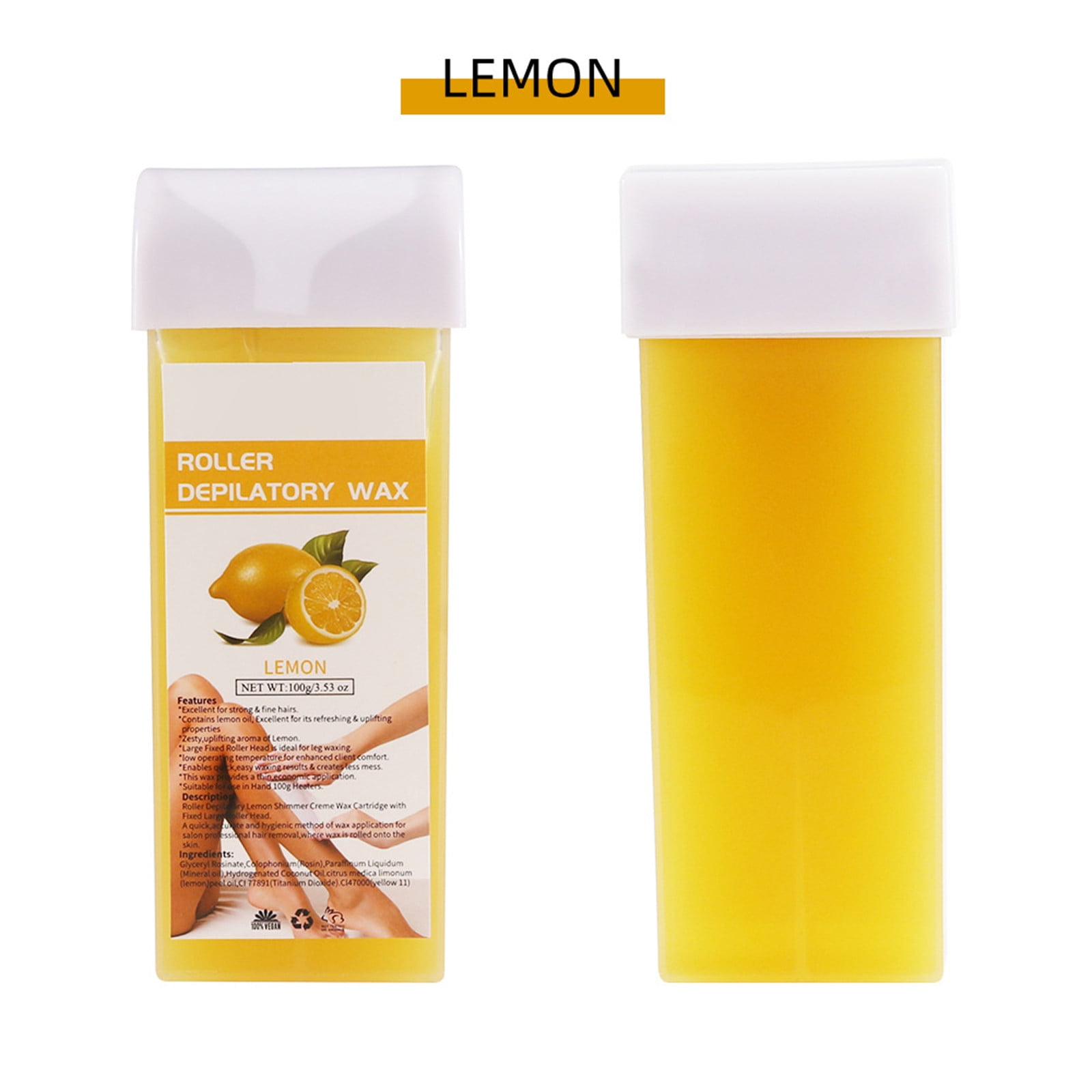 MOVAWAKY Bottled Roller Wax Hair Removal Beeswax Strip Wax Easy Homes