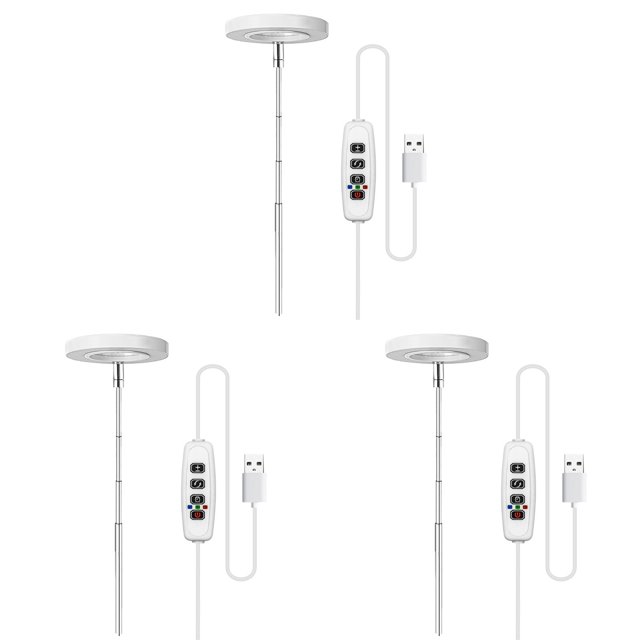 MOVAWAKY LED Lamp Adjustable Height With 3 Light Modes 10 Types Of