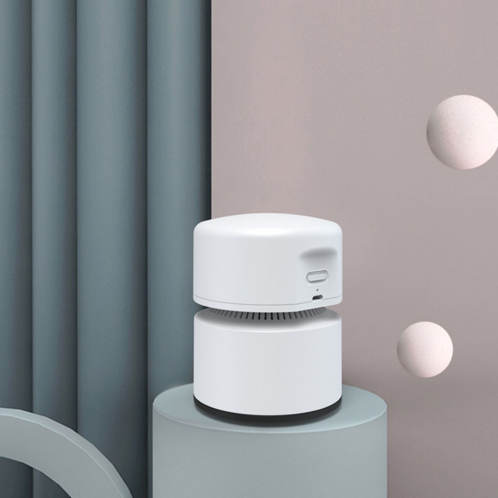 MOVAWAKY Mini Desktop USB Vacuum Cleaner Portable Cordless Handheld