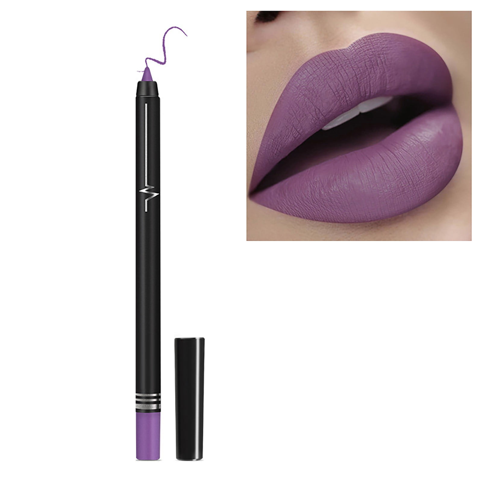 MOVAWAKY No Shading Glue Pen Lip Gloss Dumb Labial Line Pen Lipstick