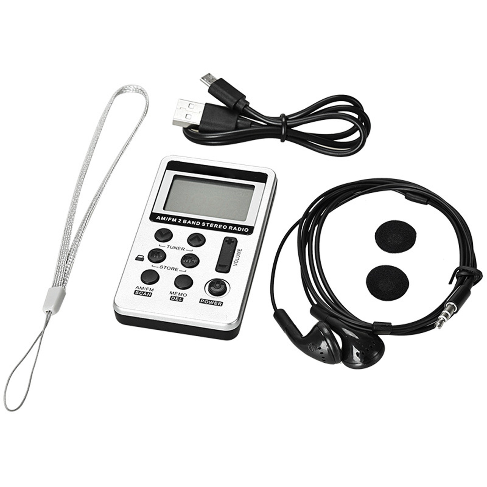 MOVAWAKY Plug in Ac Stereo Cassette Recorder Portable Digital Tuner