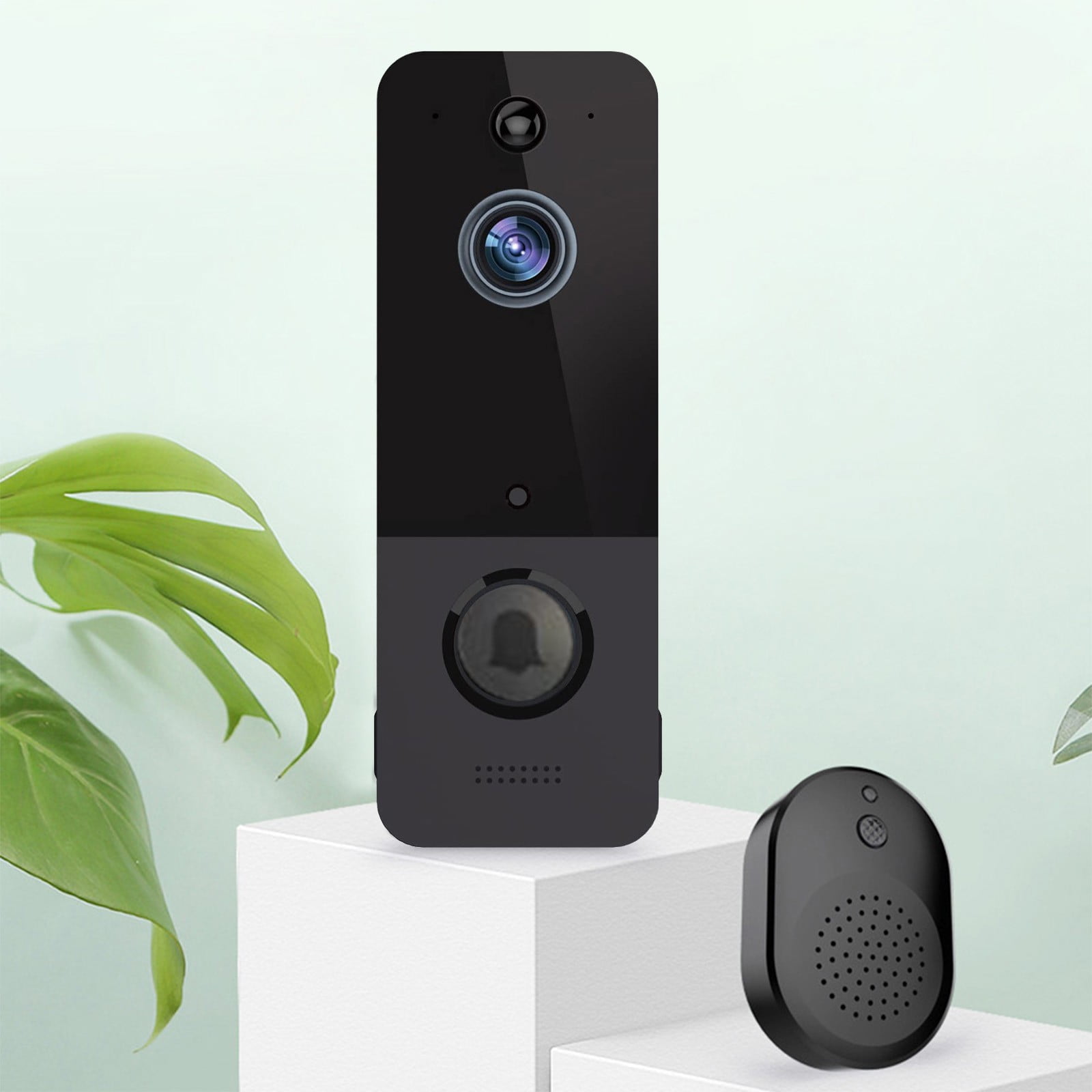 MOVAWAKY V5 Video Doorbell Camera 2.4G Wi Fi Connection Wide Angle