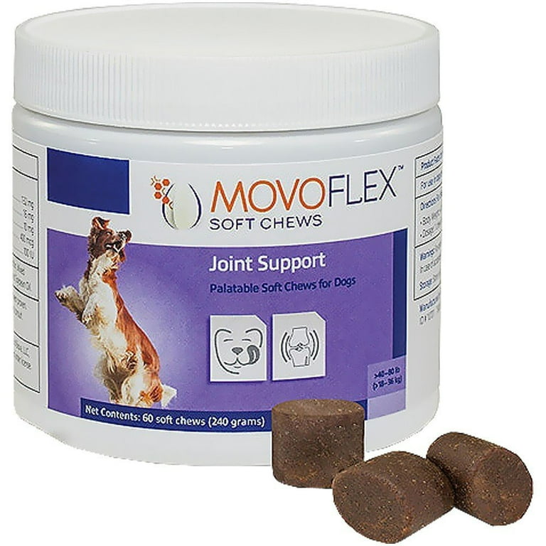 MOVOFLEX Chewable Joint Support Supplement for Dogs, 60 Soft Chews