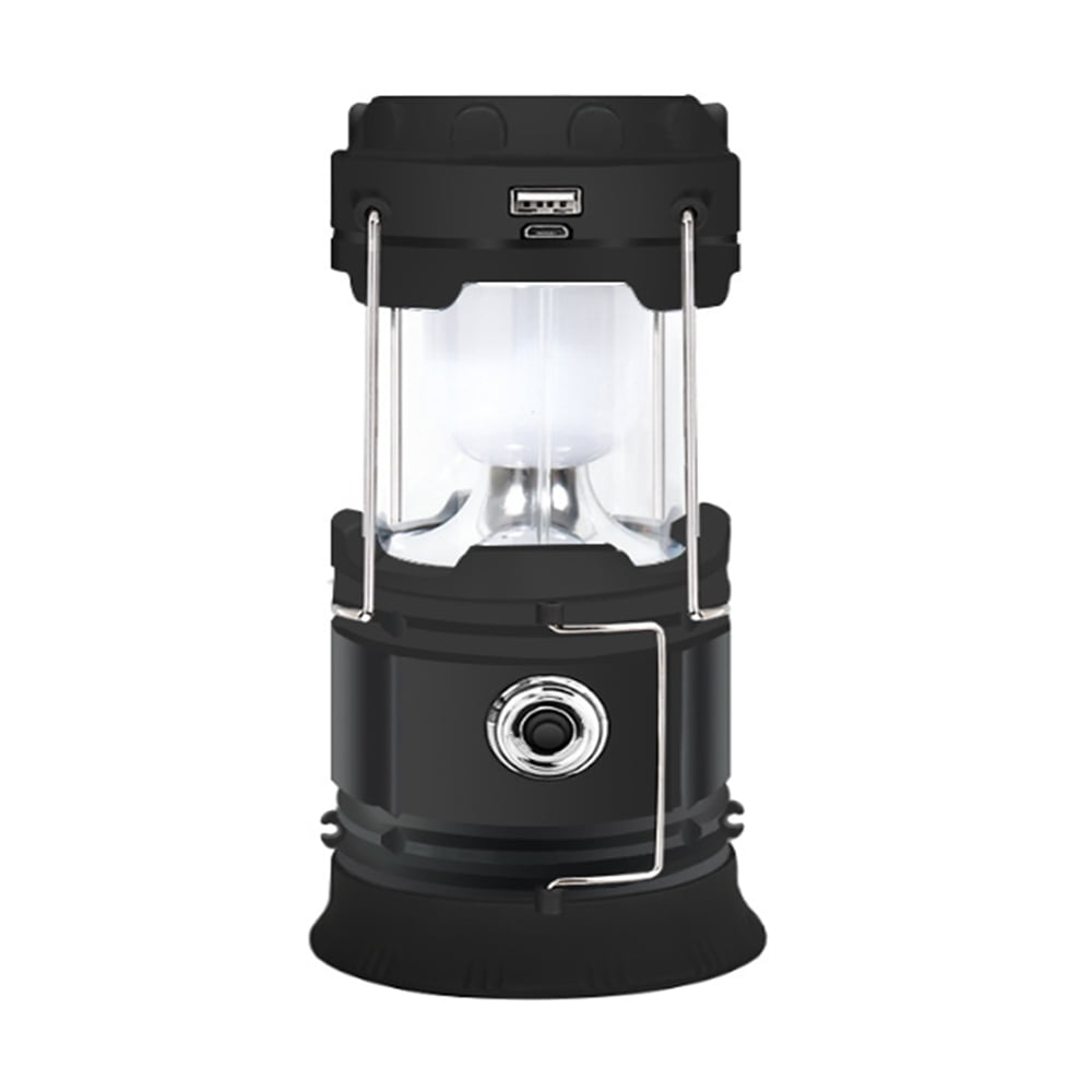 Solar Camping Lantern, Rechargeable LED Camping Lights,  Waterproof Tent Lights, Portable Lantern Flashlight for Power Outages, Emergency, Hurricane, Hiking