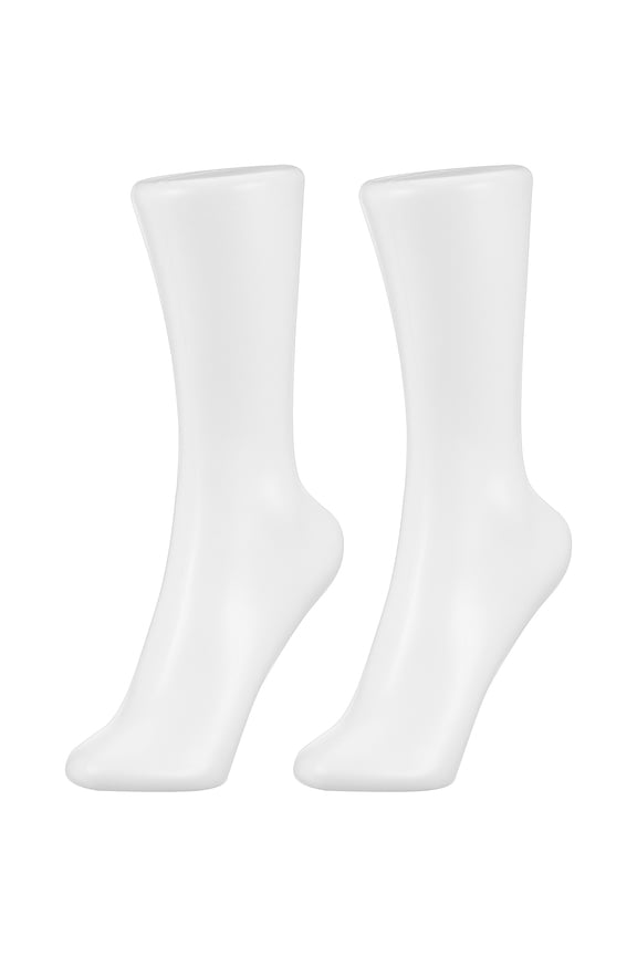 2pcs Foot Model Display Sock Model Anklet Display Foot Stand Shoe Sock Model for Shops