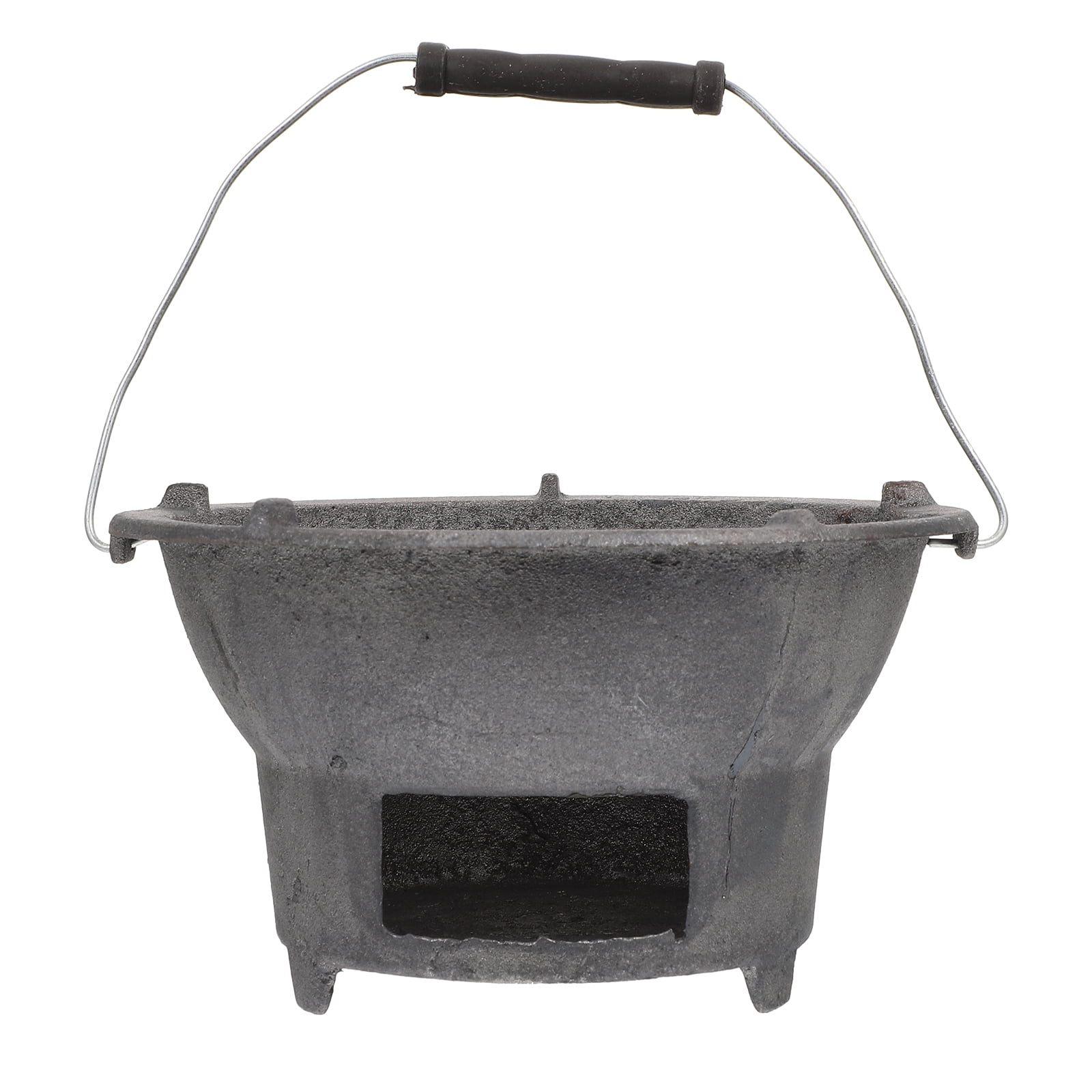 MOVTOTOP Cast Iron Barbecue Stove Outdoor BBQ Charcoal Stove Camping Barbecue Tool